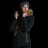 Parka feminina Pakaa Flags & Cup - Preto