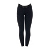 Calças mulher slim fit Equestro Ridertechnology costuras termo-seladas - Preto