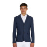 Casaco de concurso masculino Girasol com logótipo em relevo - Blazer marinho