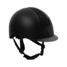 Cap mulher Azael Stone viseira estreita homologação EN 1384-2023 - Preto / preto brilhante