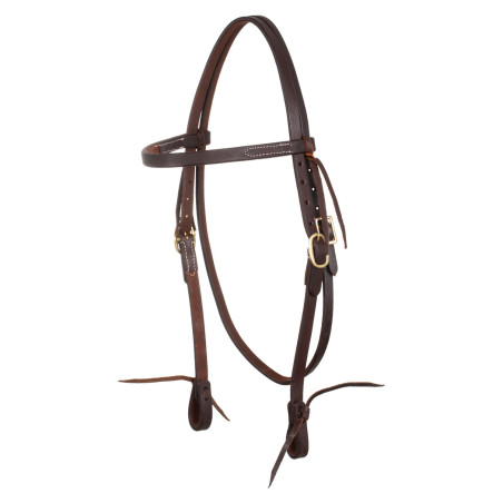 Cabeçada Western frontal liso