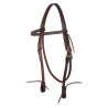 Cabeçada Western frontal liso - Envernizado