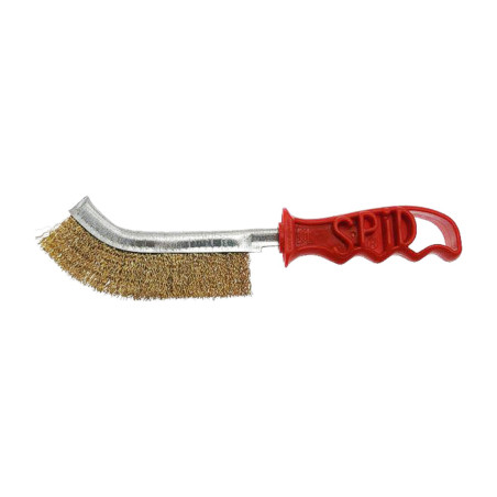 Escova para cascos em aço latonado