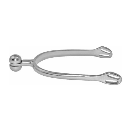 Esporas Inox Homem Soft Touch com meias-luas horizontais giratórias 30 mm
