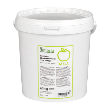 Biscoito vegetal para cavalos sabor maçã 2,5 kg