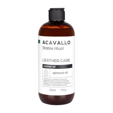 Óleo de couro de amêndoa 500 ml glicerina
