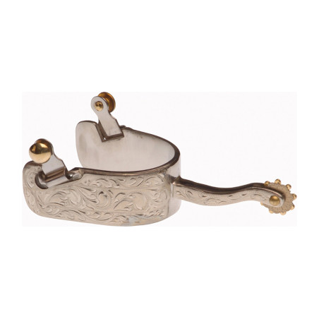 Esporas Western de Inox Largas Decoradas