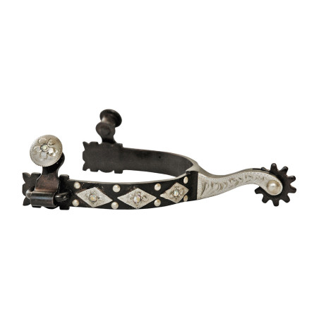Esporas Western Brunidas com Strass