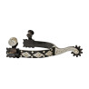 Esporas Western Brunidas com Strass - Bege