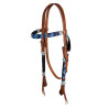 Brida western com decorações Navajo - Envernizado