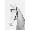 Futurity bridão tipo western cabresto atado com conchos - Tabaco