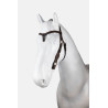 Futurity bridão tipo western cabresto atado com conchos - Castanho