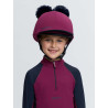 Gorro com dois pompons Mini LeMieux - Amora-preta