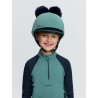 Gorro com dois pompons Mini LeMieux - Marinho / aloé