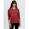 Polo de râguebi LeMieux Rochelle mulher - Castanho alazão