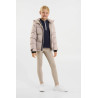 Young Rider Dina colete acolchoado - Taupe deserto