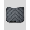 Almofada de sela de dressage White Fair com cristais gun metal Montar - Cinzento