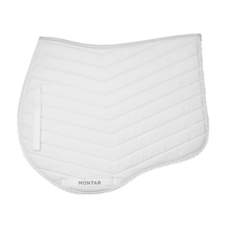 Sangle de saut blanche avec cristaux canon Montar