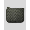 Sela de dressage nougat brown com cristais Montar - Verde floresta