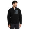 Sweatshirt de homem Borg com meia-fecho LeMieux - Preto