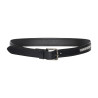Cinto HV Polo Diana senhora mulher - Preto brilhante / pedras prateadas