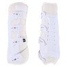 Protetores de tendão de dressage Pro mesh posteriores Imperial Riding - Branco