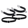 Esporas Imperial Riding Basic 15 mm com revestimento de silicone - Prata