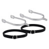 Esporas masculinas Imperial Riding Basic 20 mm quadrada - Prata