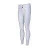 Calça de equitação Optima Gx jovem cavaleiro Shires Aubrion - Branco