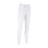 Pikeur New Lugana Duragrip 0906 Cintura Média mulher - Branco