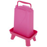 Bebedouro de plástico com pés - Rosa