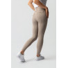 Calça de equitação Horze Leonie com grip integral feminina - Simples taupe