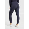 Legging térmico com culote integral feminino Horze Greta - Marinho marítimo