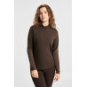 Camiseta de treino feminina Arlena B Vertigo mulher - Café turco