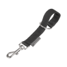 Suporte funcional para balde pedra de lamber e brinquedo para cavalos - Preto