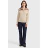 Claira camisola de gola alta Harcour - Creme
