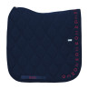 Manta Essencial Dressage GEM Equitação - Azul-marinho / logótipo bordô