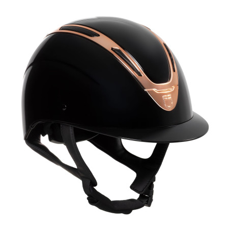 Capacete Apocalypse unissex com calota brilhante homologação EN 1384-2023 Equestro