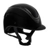 Capacete Apocalypse unissex com calota brilhante homologação EN 1384-2023 Equestro - Preto / preto