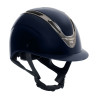 Capacete Apocalypse unissex com calota brilhante homologação EN 1384-2023 Equestro - Azul-marinho / gunmetal