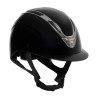 Capacete Apocalypse unissex com calota brilhante homologação EN 1384-2023 Equestro - Preto / gunmetal