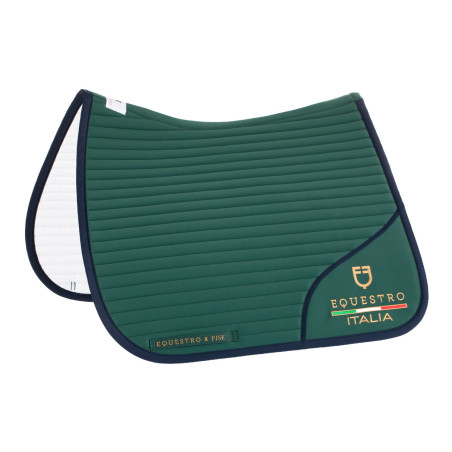 Capa de sela de dressage com logótipo bordado Equestro X Fise 100