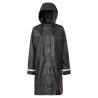 Poncho de Chuva Drizzle Mountain Horse mulher - Preto