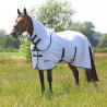 Shires Tempest Original Capa Anti-Moscas com Peça de Pescoço - Branco / cinza
