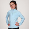 Camisola térmica de inverno Aubrion React jovem cavaleiro - Azul ártico