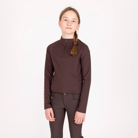 Camisola térmica de manga comprida de inverno Aubrion Equestrian jovem cavaleiro