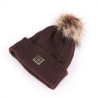 Gorro de malha equestre Aubrion - Espresso