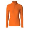 Camisola Active de Gola Alta AH26 Mulher - Laranja