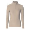 Camisola Active de Gola Alta AH26 Mulher - Bege