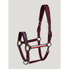 Cabresto e guia Tommy Hilfiger Equestrian Yale - Borgonha escuro
